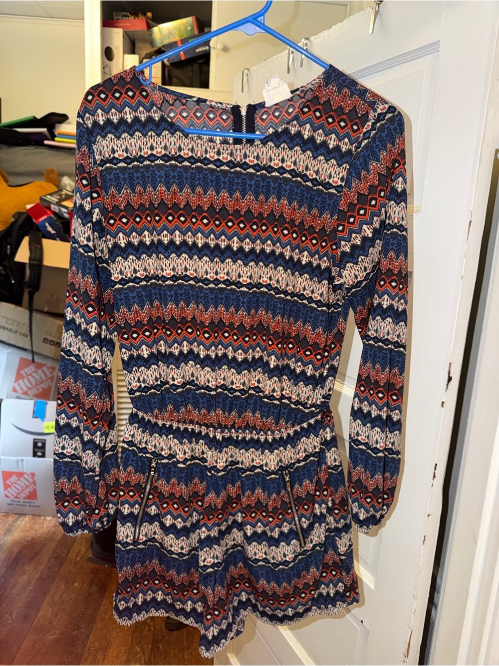 One Clothing Geometric Indie Sleaze Romper